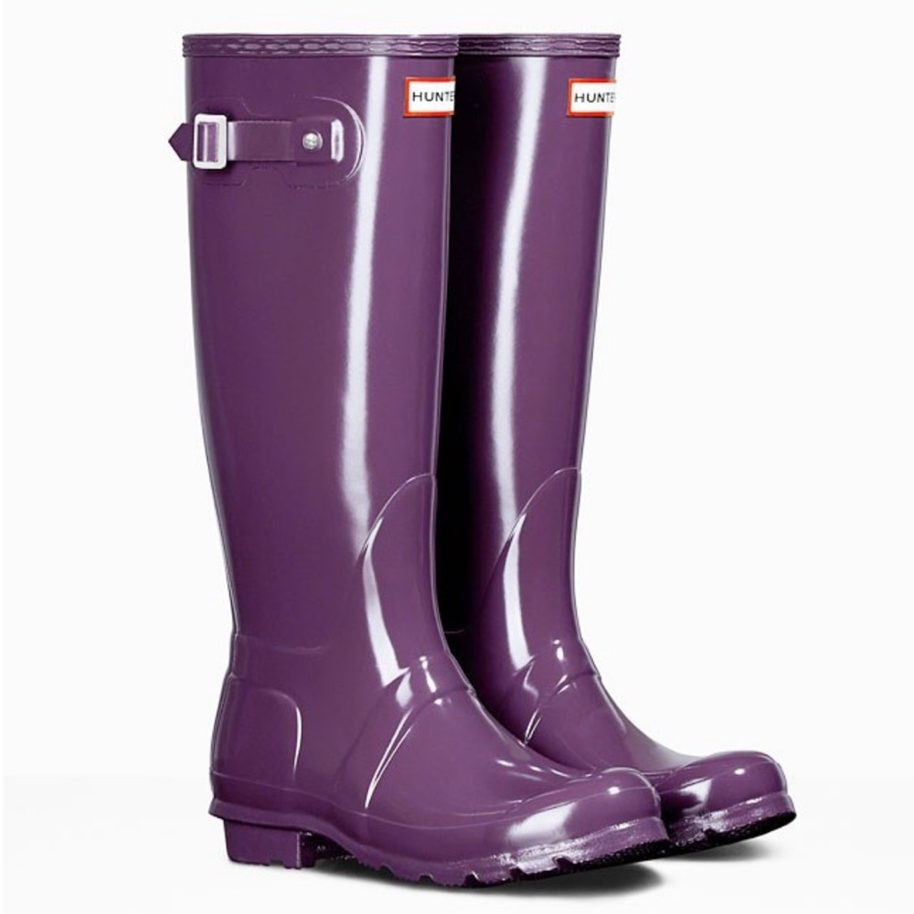 EUC☔️ Hunter Women’s Tall Gloss Rain Boot